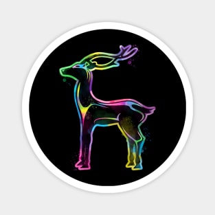 deer watercolor Magnet